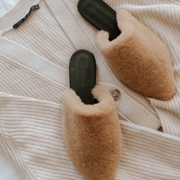 Jenni Kayne Shearling Mule -NEW Size 36/6 - Picture 4 of 6